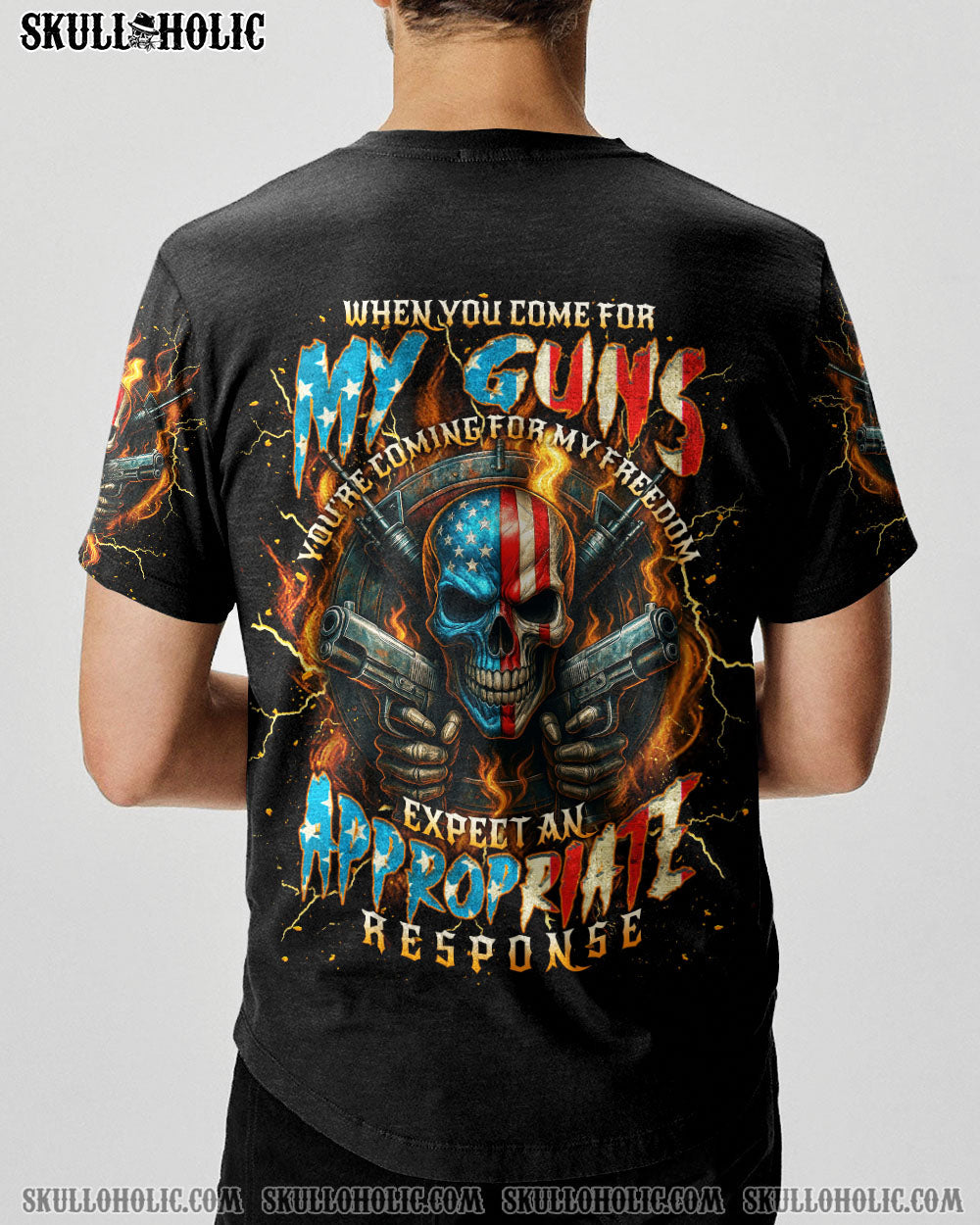 BLISSCORNERS WHEN YOU COME FOR MY G SKULL ALL OVER PRINT