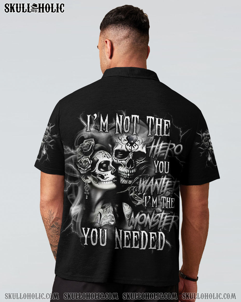 BLISSCORNERS I'M NOT THE HERO YOU WANT ALL OVER PRINT