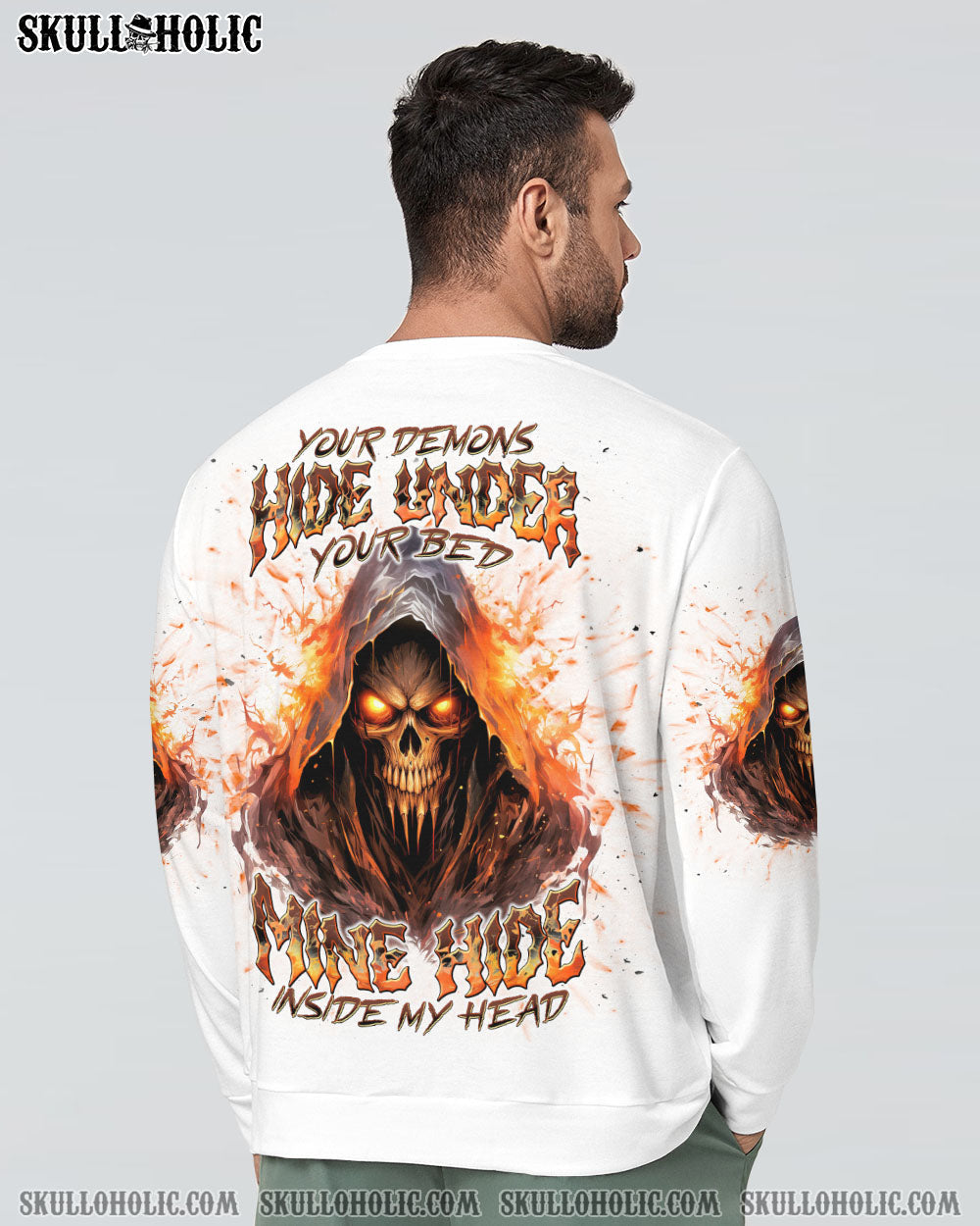 BLISSCORNERS YOUR DEMONS HIDE UNDER YOUR BED ALL OVER PRINT