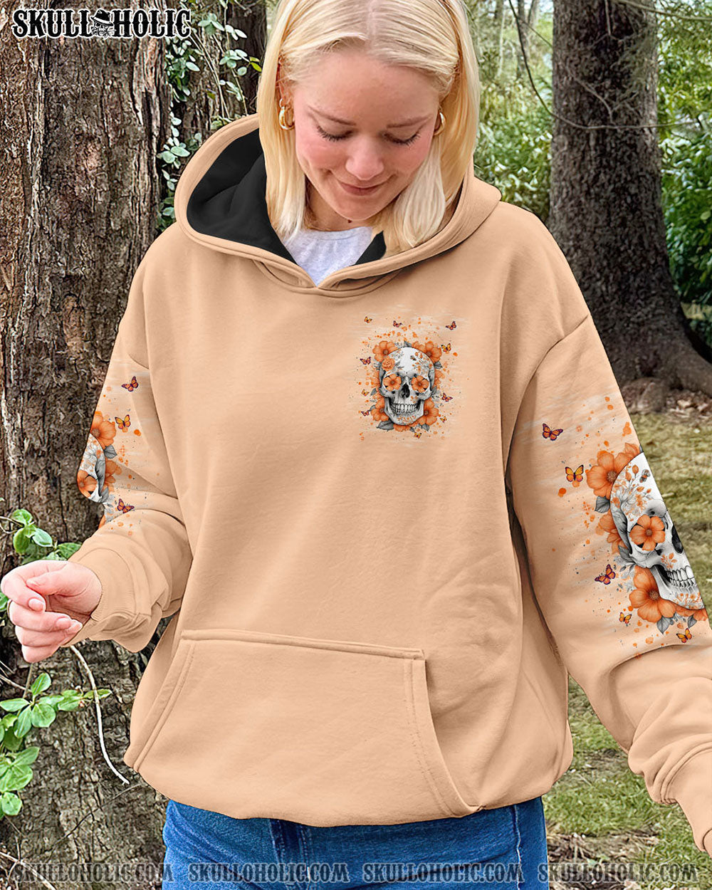 BLISSCORNERS THE GOOD GIRL IN ME SKULL ALL OVER PRINT