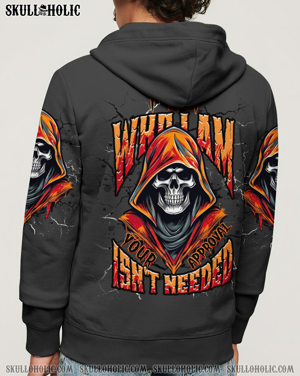 BLISSCORNERS I AM WHO I AM SKULL REAPER ALL OVER PRINT