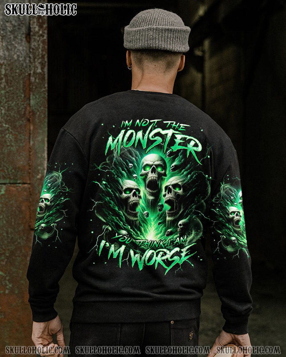 BLISSCORNERS I'M WORSE SKULL ALL OVER PRINT