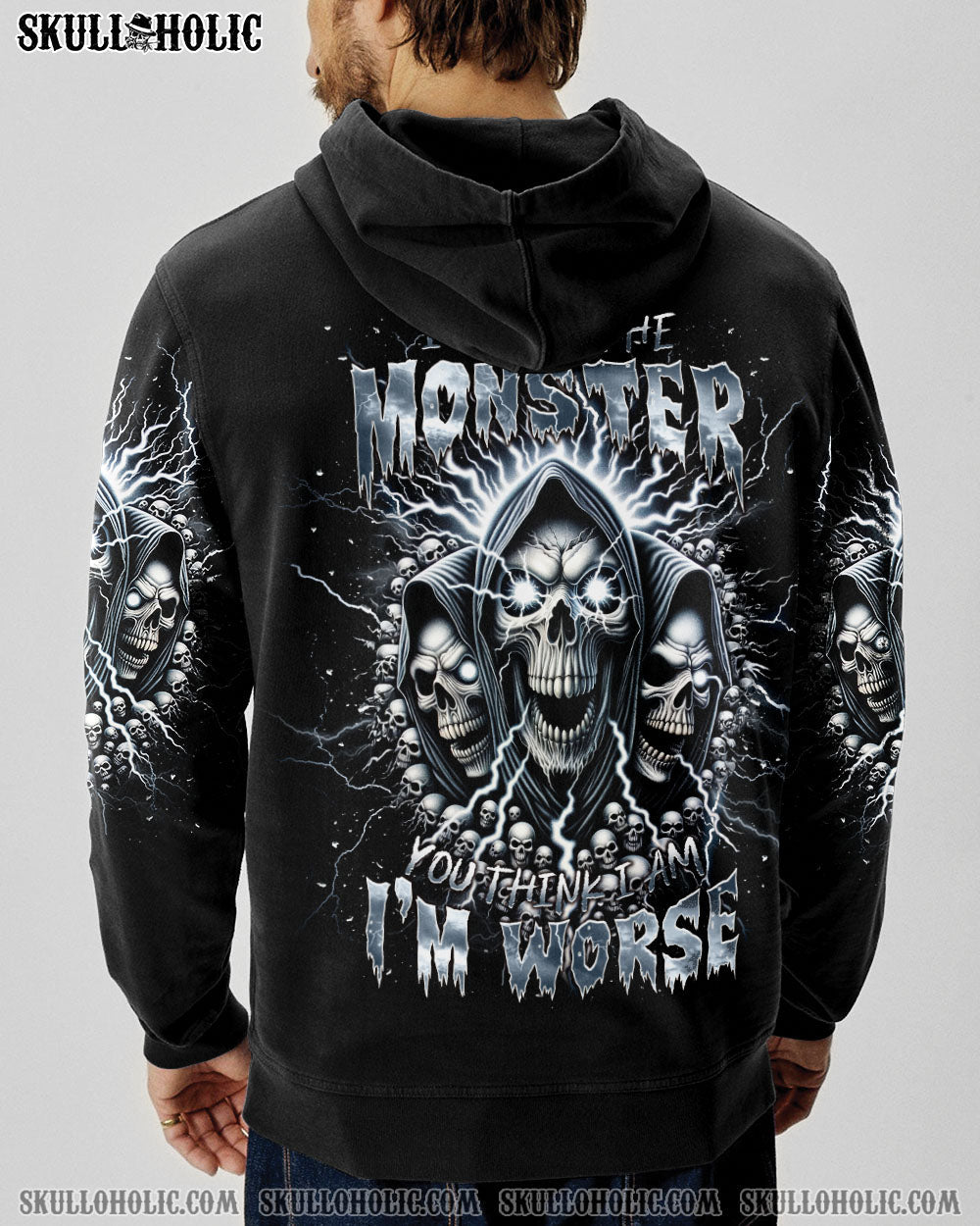 BLISSCORNERS I'M WORSE SKULL REAPER ALL OVER PRINT