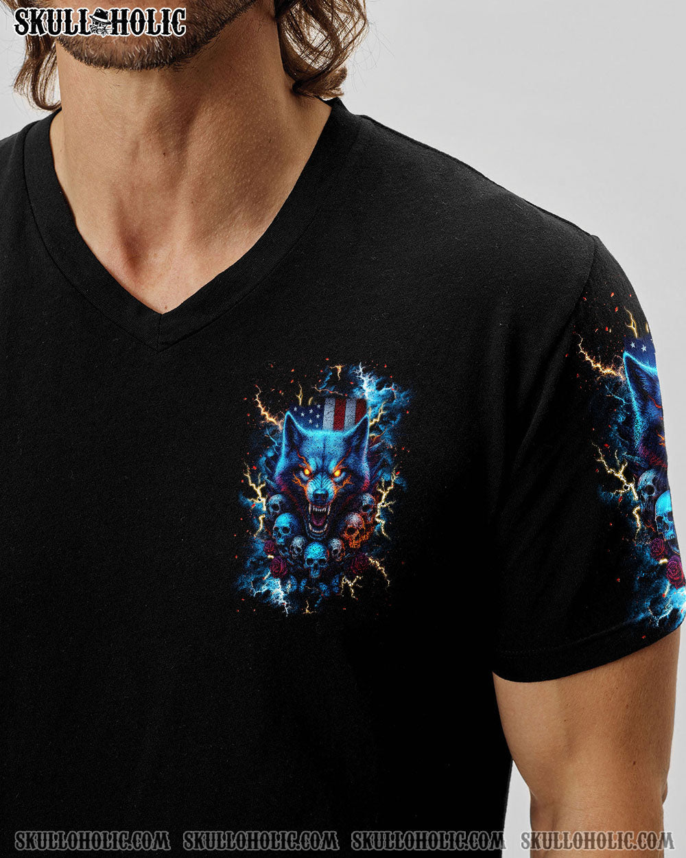 BLISSCORNERS YOUR FIRST MISTAKE WOLF SKULL ALL OVER PRINT