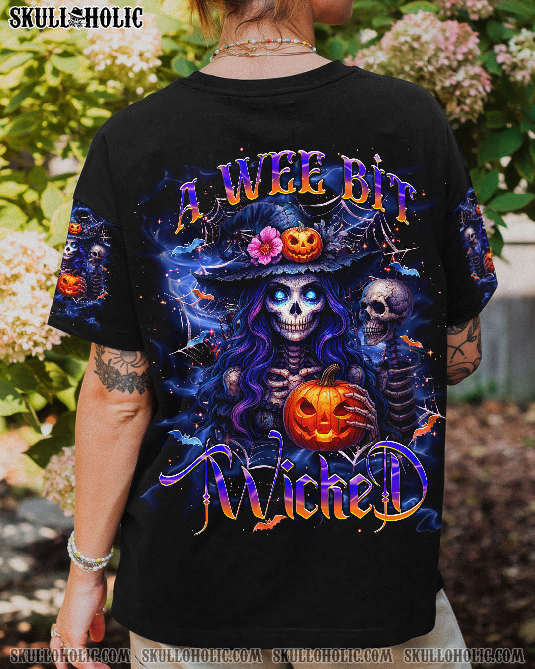 BLISSCORNERS A WEE BIT WICKED HALLOWEEN ALL OVER PRINT