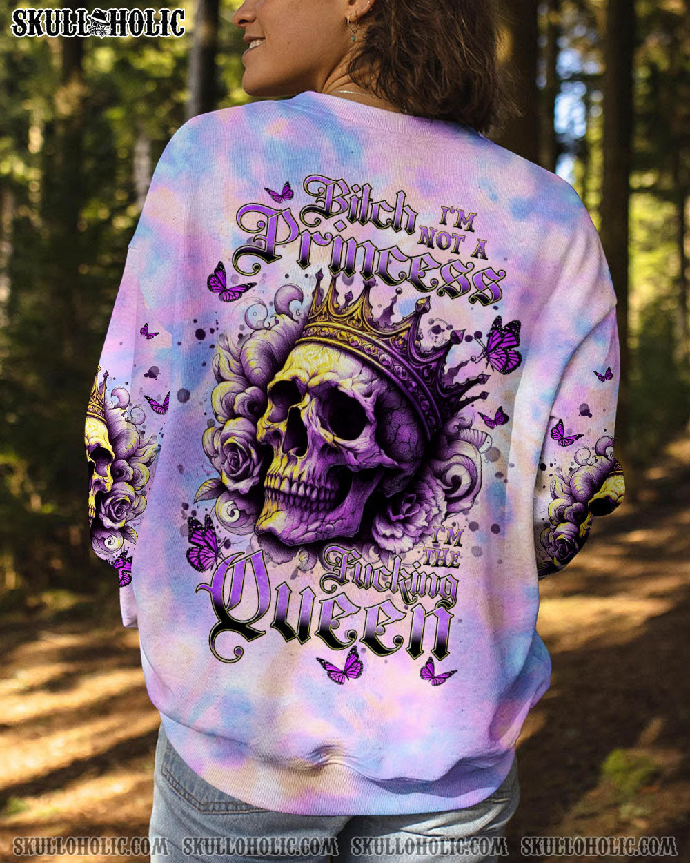 BLISSCORNERS I'M THE FKING QUEEN SKULL ALL OVER PRINT