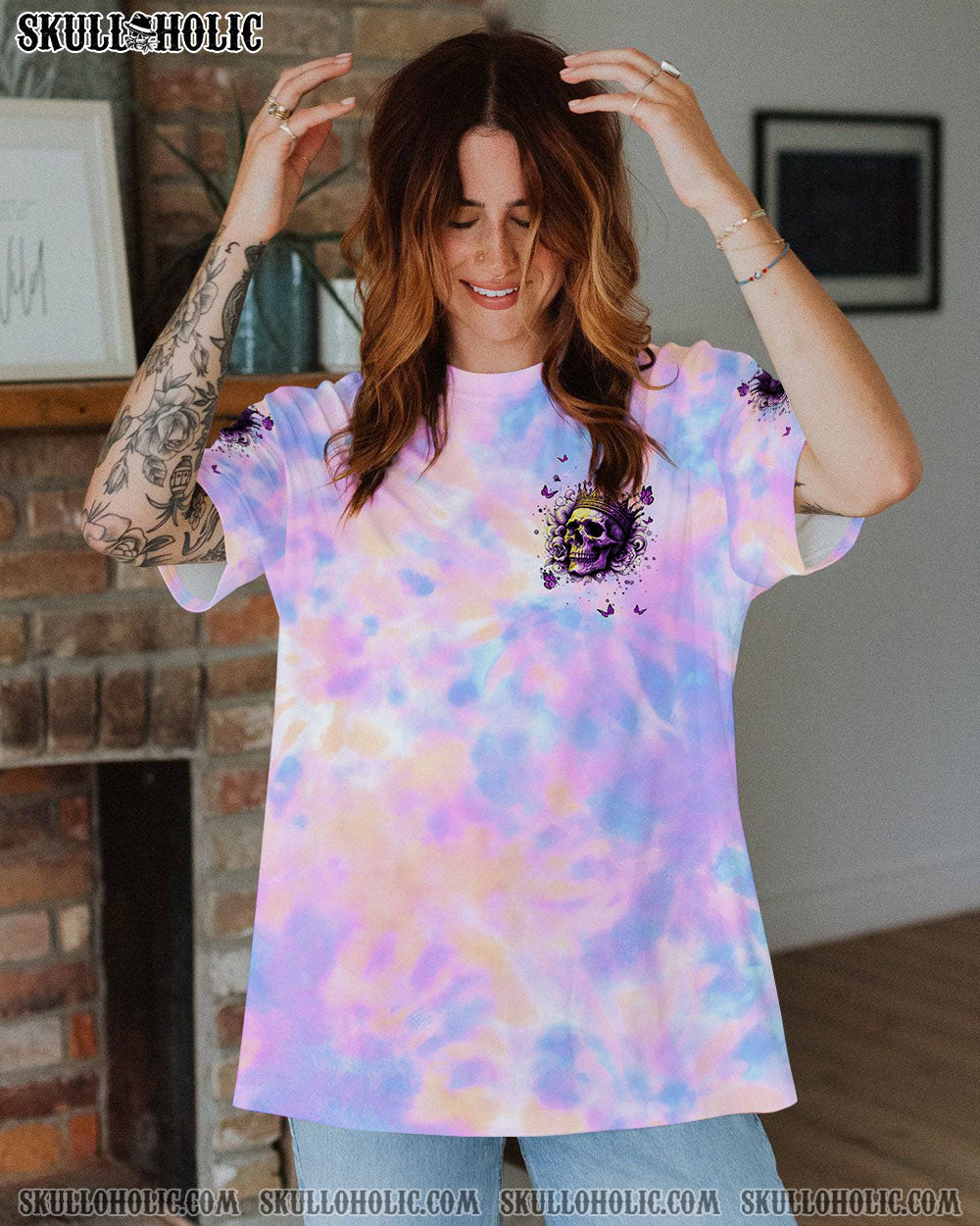 BLISSCORNERS I'M THE FKING QUEEN SKULL ALL OVER PRINT