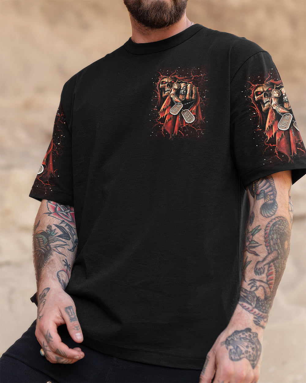 BLISSCORNERS F KARMA REAPER SKULL ALL OVER PRINT