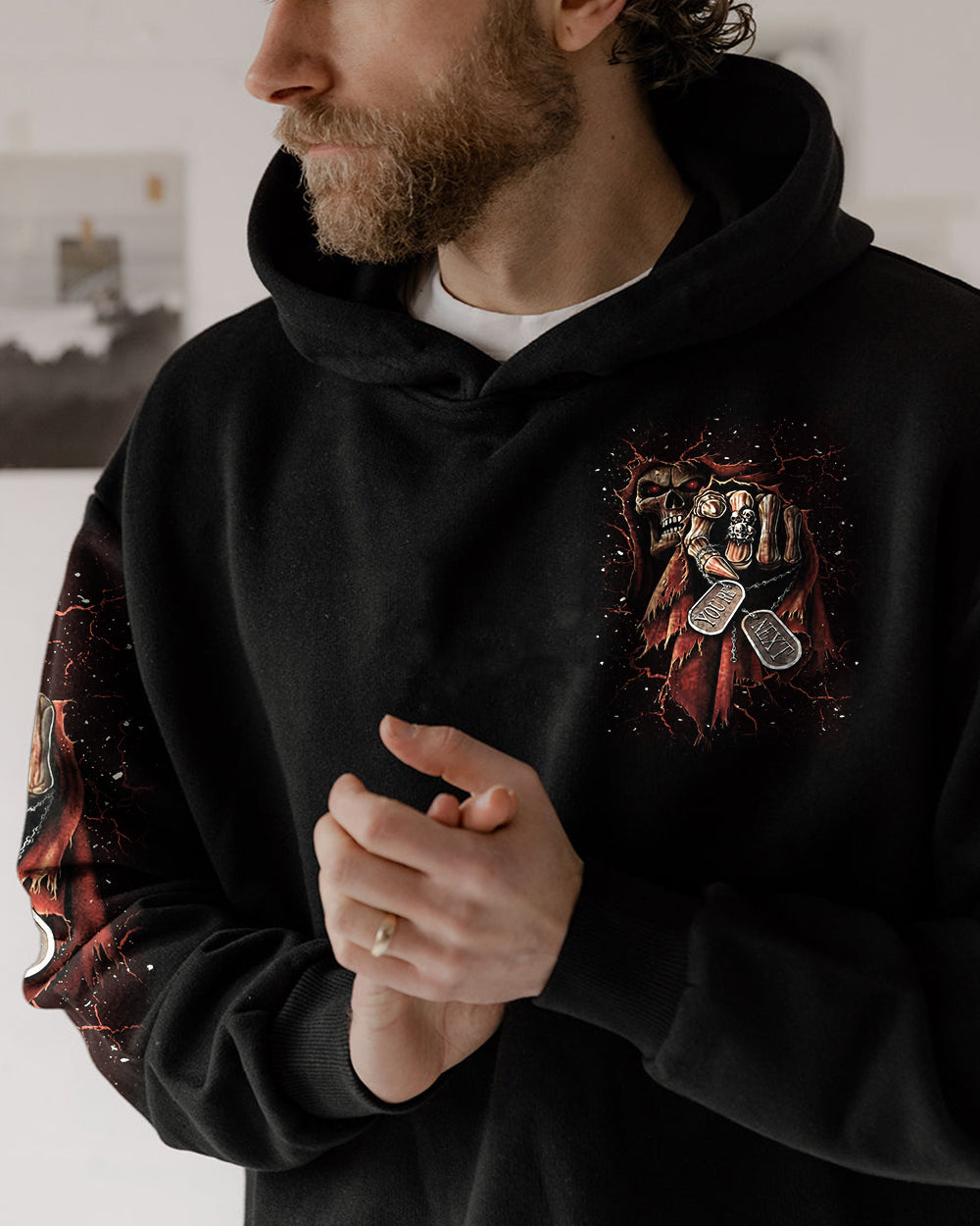 BLISSCORNERS F KARMA REAPER SKULL ALL OVER PRINT