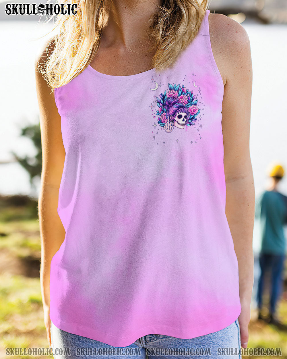 BLISSCORNERS THE GOOD GIRL IN ME MESSY BUN ALL OVER PRINT