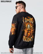 BLISSCORNERS BE CAREFUL WHEN I'M SILENT SKULL VIKING ALL OVER PRINT