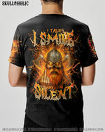 BLISSCORNERS BE CAREFUL WHEN I'M SILENT SKULL VIKING ALL OVER PRINT