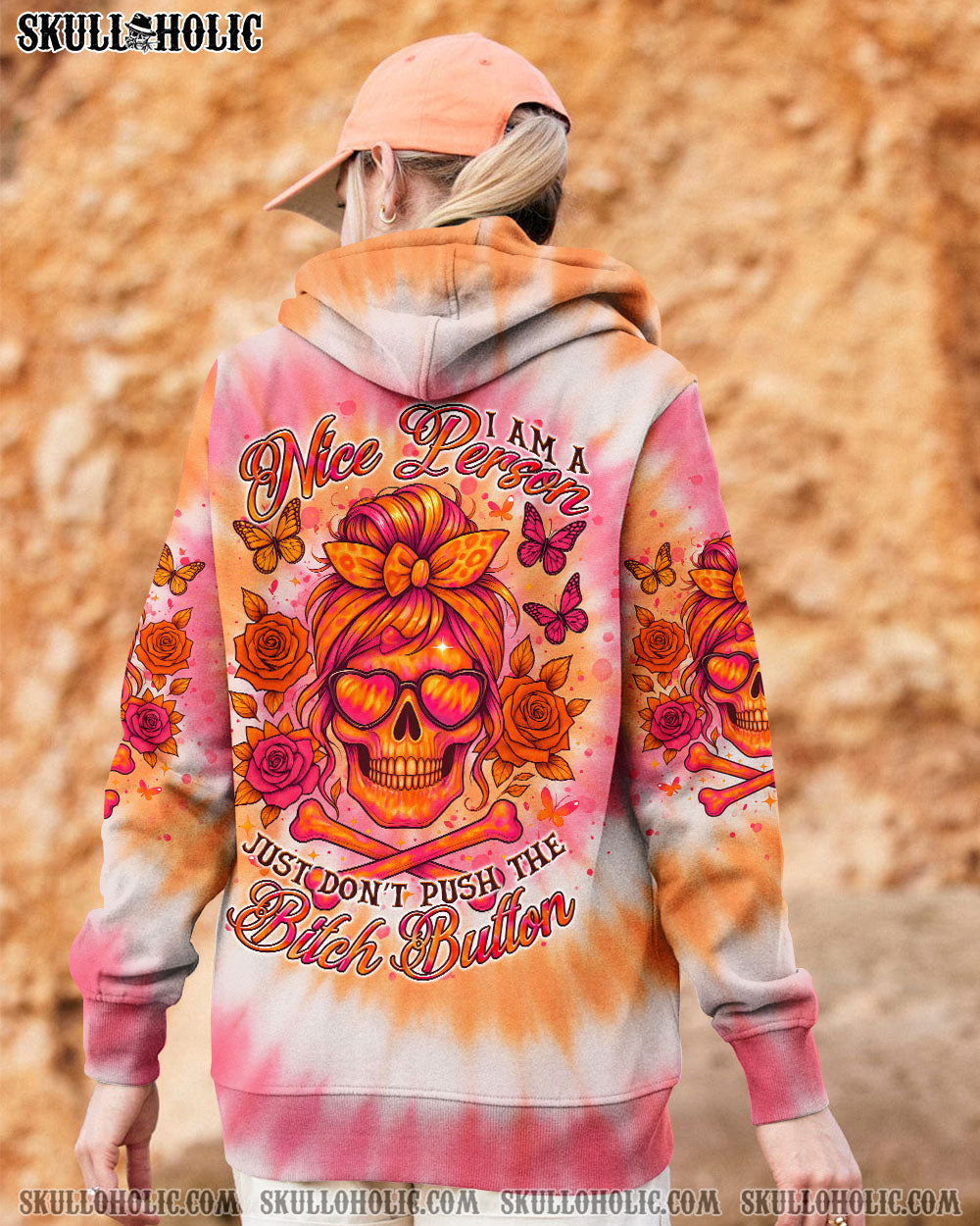 BLISSCORNERS EXPENSIVE DIFFICULT AND TALKS BACK MESSY BUN ALL OVER PRINT