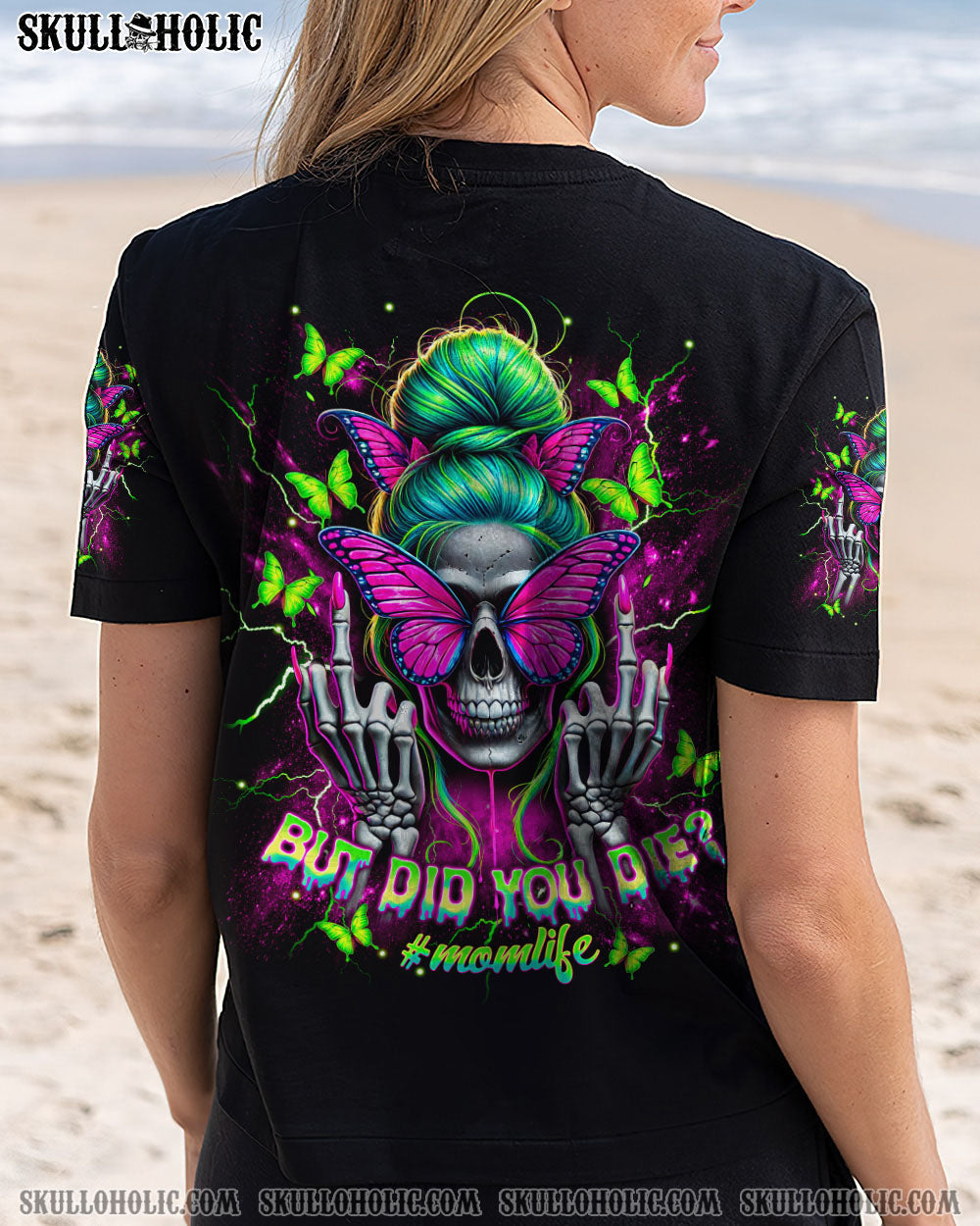 BLISSCORNERS CHAOS COORDINATOR MESSY BUN ALL OVER PRINT