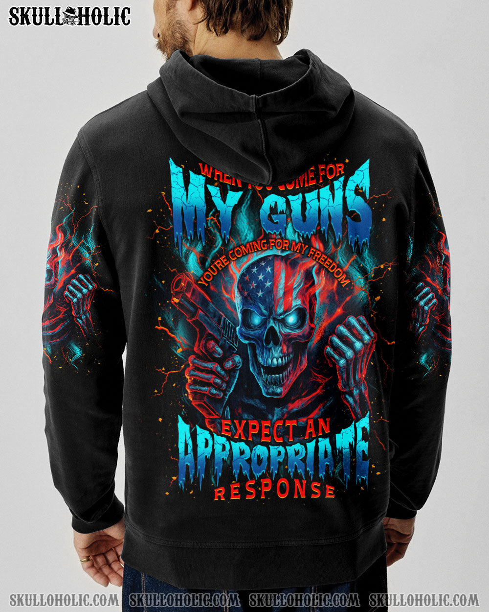 BLISSCORNERS WHEN YOU COME FOR MY G SKULL ALL OVER PRINT