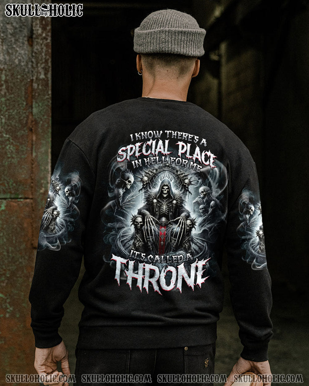 BLISSCORNERS THRONE SKULL ALL OVER PRINT