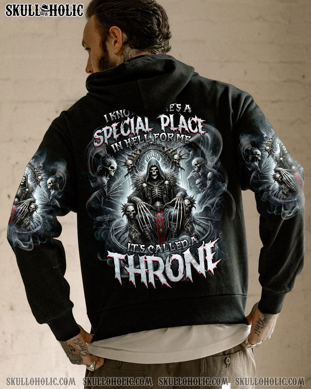 BLISSCORNERS THRONE SKULL ALL OVER PRINT