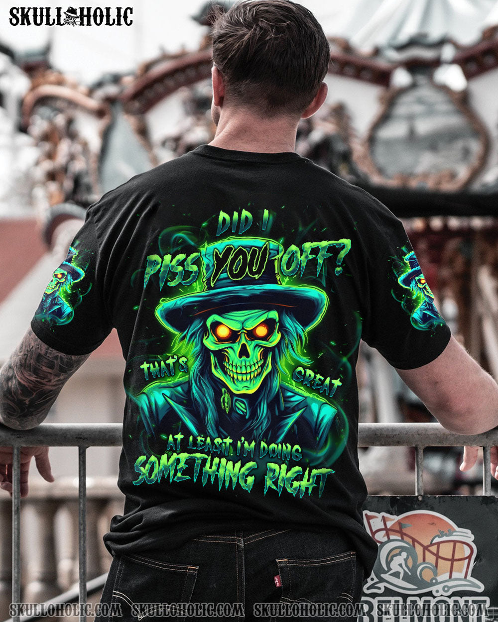 BLISSCORNERS DID I PISS YOU OFF SKULL ALL OVER PRINT