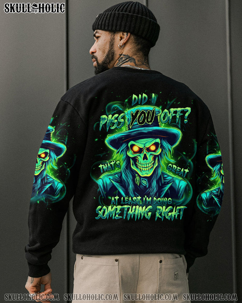 BLISSCORNERS DID I PISS YOU OFF SKULL ALL OVER PRINT