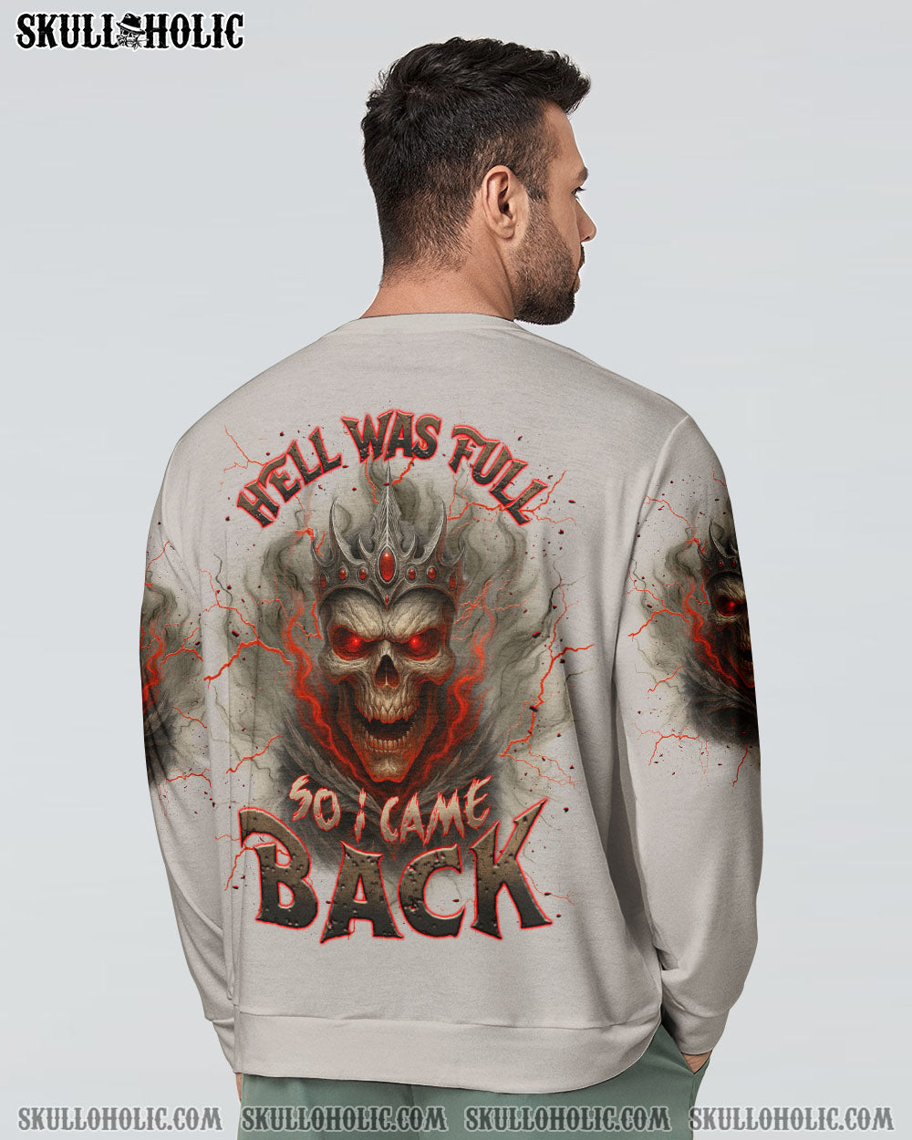 BLISSCORNERS HELL WAS FULL SO I CAME BACK SKULL KING ALL OVER PRINT