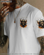 BLISSCORNERS BIKERS SMILE BACK SKULL BIKERALL OVER PRINT