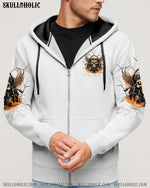 BLISSCORNERS BIKERS SMILE BACK SKULL BIKERALL OVER PRINT