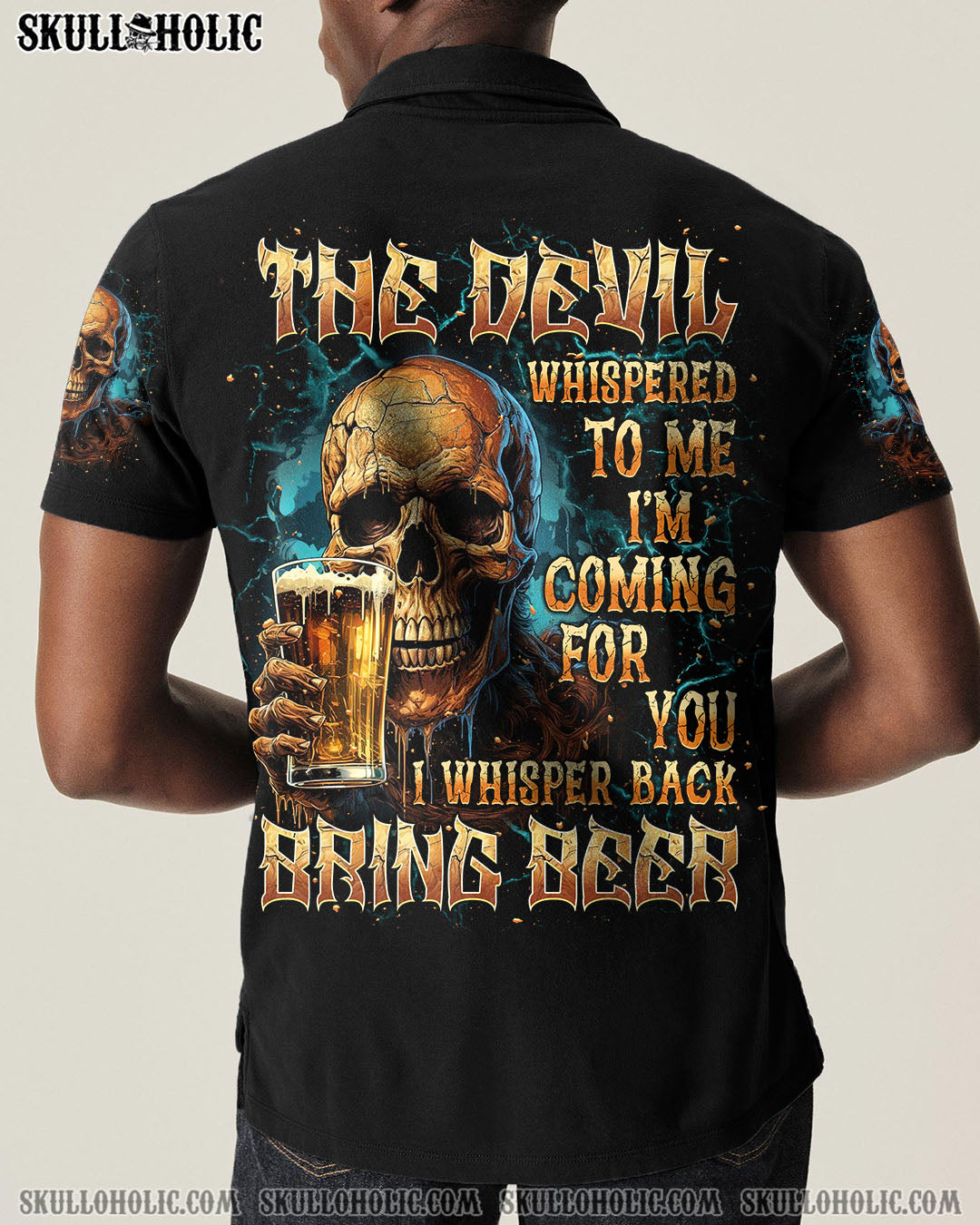 BLISSCORNERS BRING BEER SKULL ALL OVER PRINT