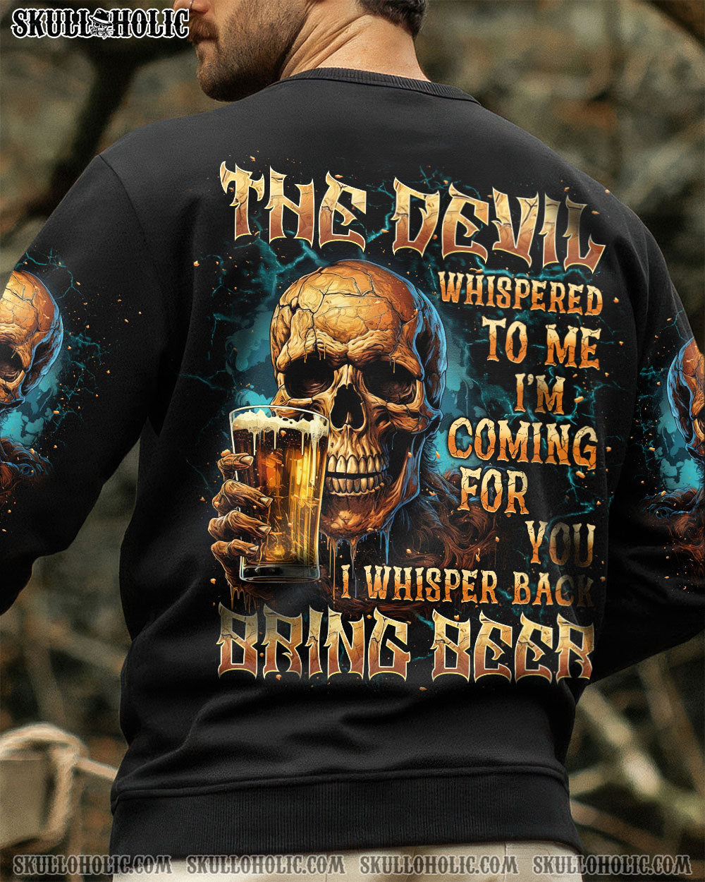 BLISSCORNERS BRING BEER SKULL ALL OVER PRINT