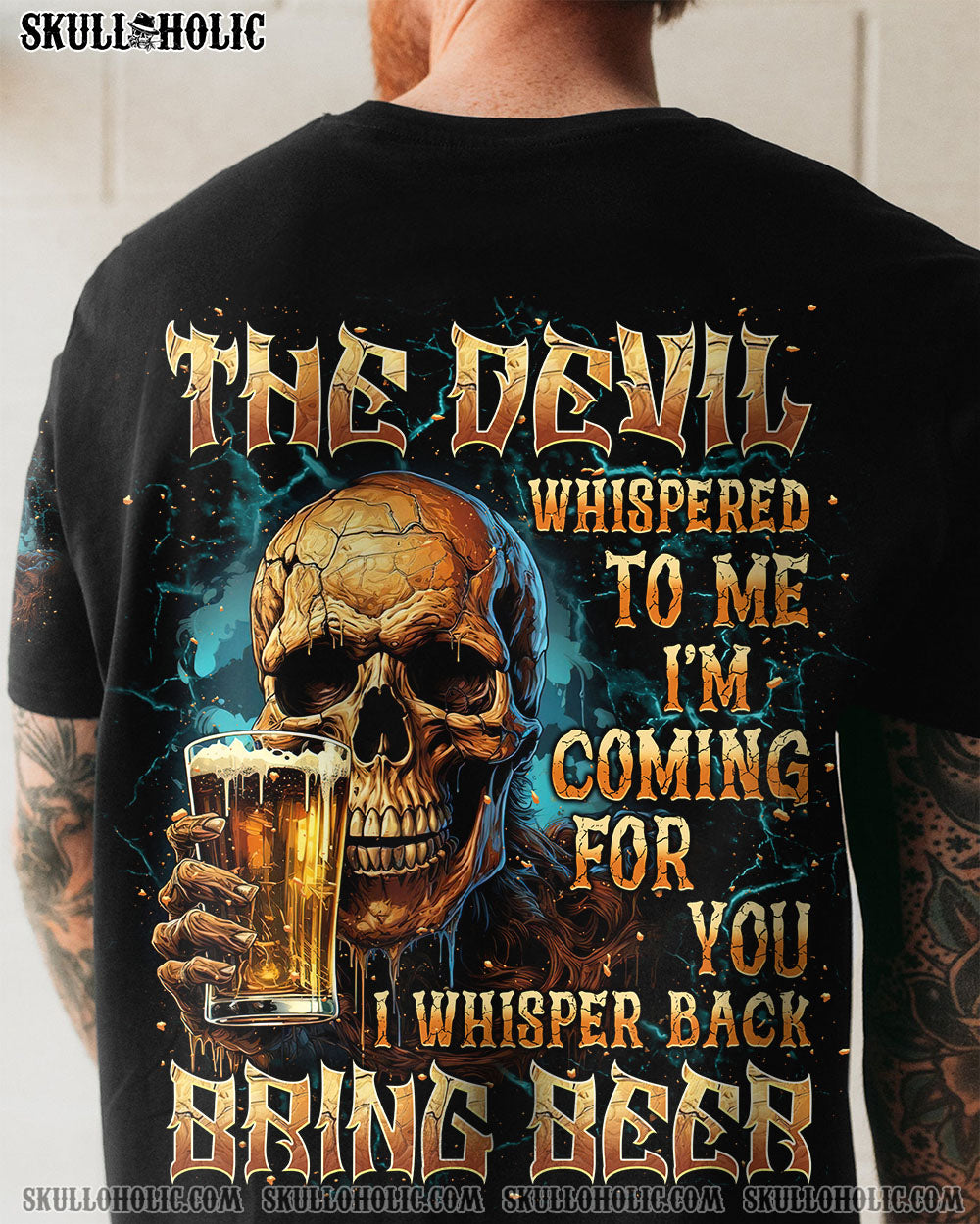 BLISSCORNERS BRING BEER SKULL ALL OVER PRINT