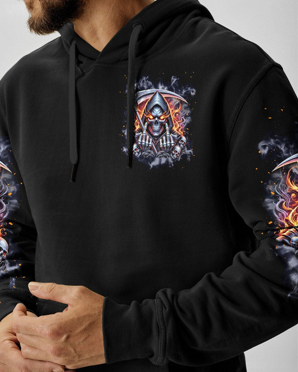 BLISSCORNERS JUST KIDDING I STILL AM SKULL REAPER ALL OVER PRINT