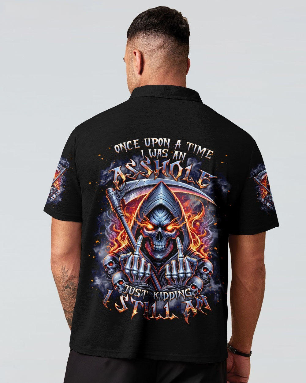 BLISSCORNERS JUST KIDDING I STILL AM SKULL REAPER ALL OVER PRINT