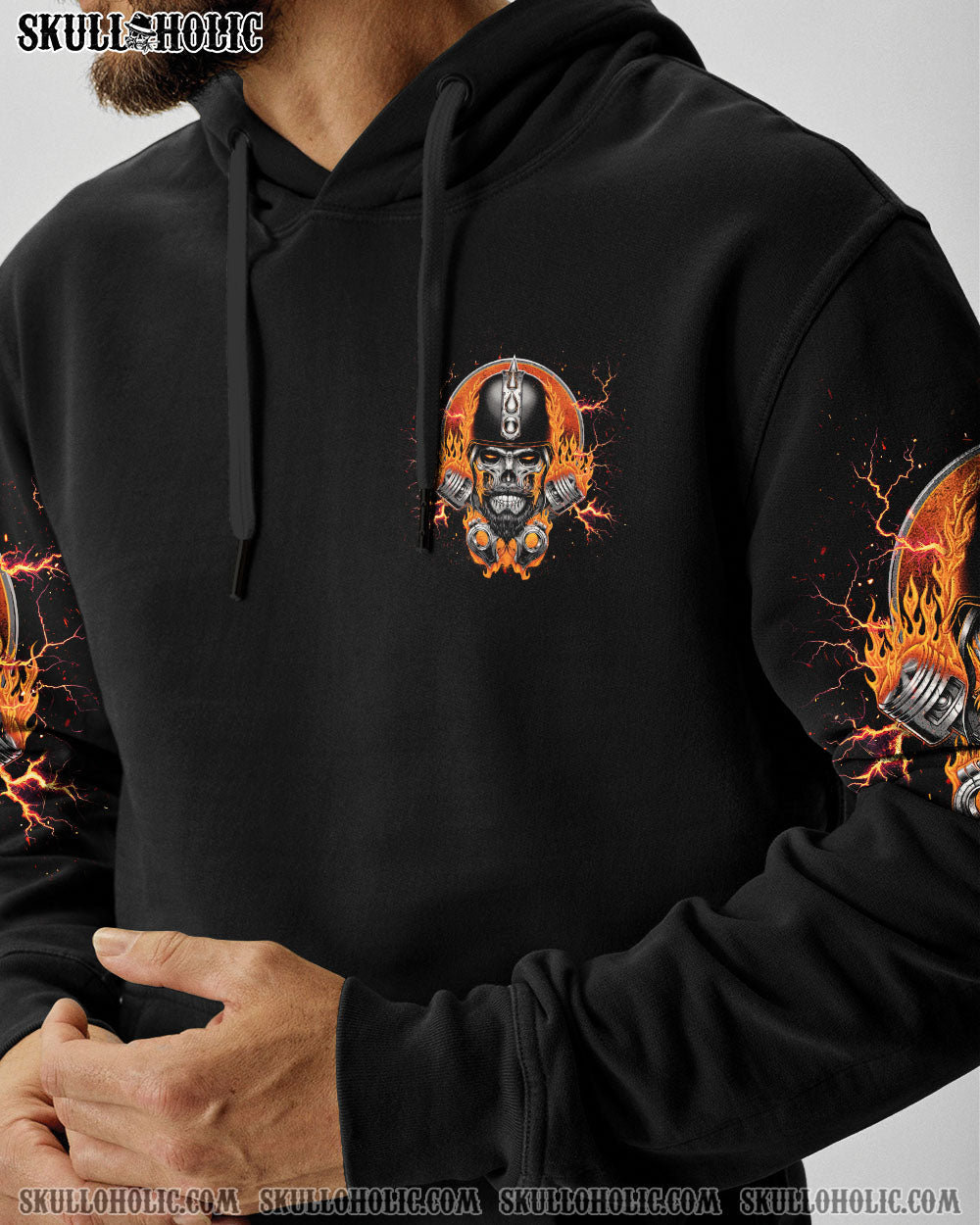 BLISSCORNERS I CAN FIX STUPID BUT IT'S GONNA HURT SKULL BIKER ALL OVER PRINT