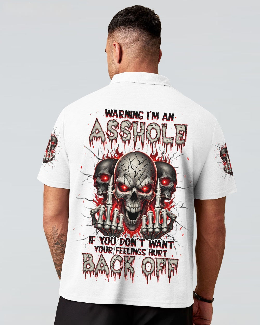 BLISSCORNERS WARNING I'M AN A SKULL ALL OVER PRINT