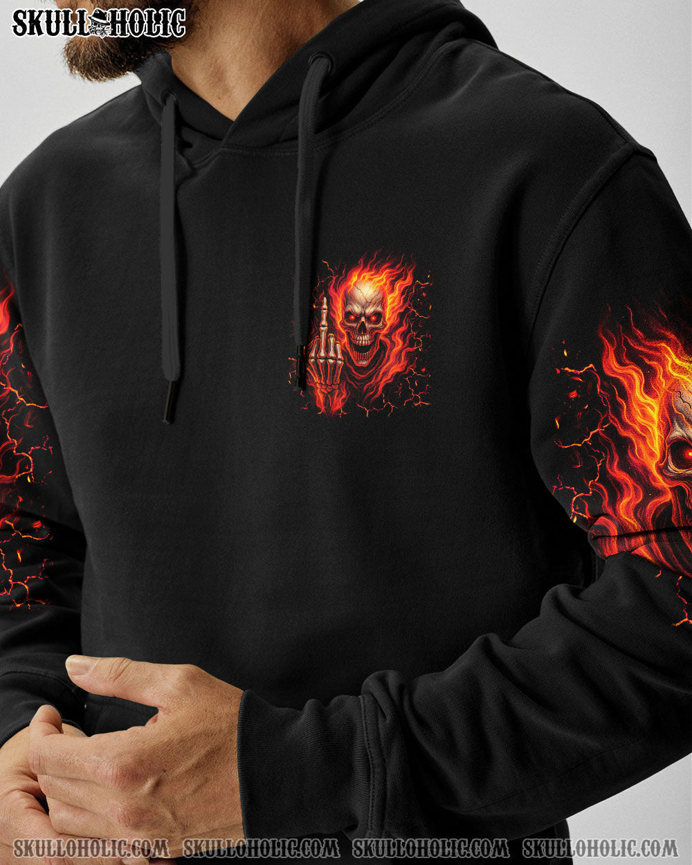 BLISSCORNERS MY GIVE A F IS BROKEN SKULL FIRE ALL OVER PRINT