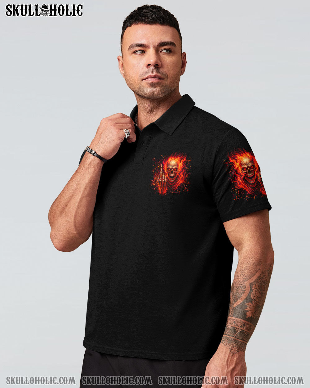 BLISSCORNERS MY GIVE A F IS BROKEN SKULL FIRE ALL OVER PRINT