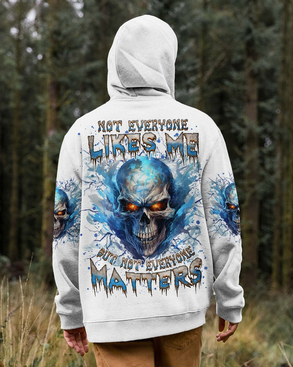 BLISSCORNERS NOT EVERYONE LIKES ME SKULL ALL OVER PRINT
