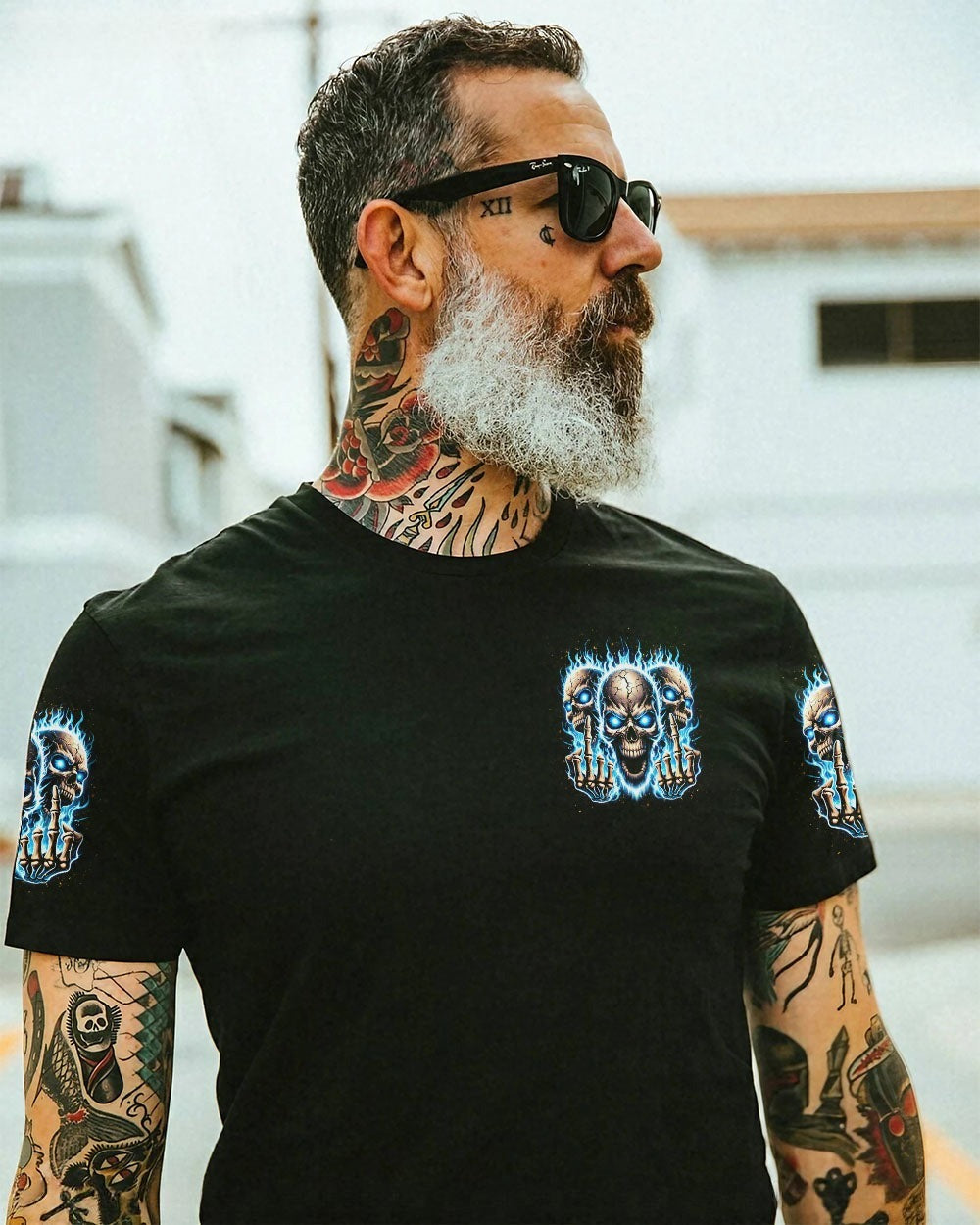 BLISSCORNERS MY GIVE A F IS BROKEN SKULL ALL OVER PRINT