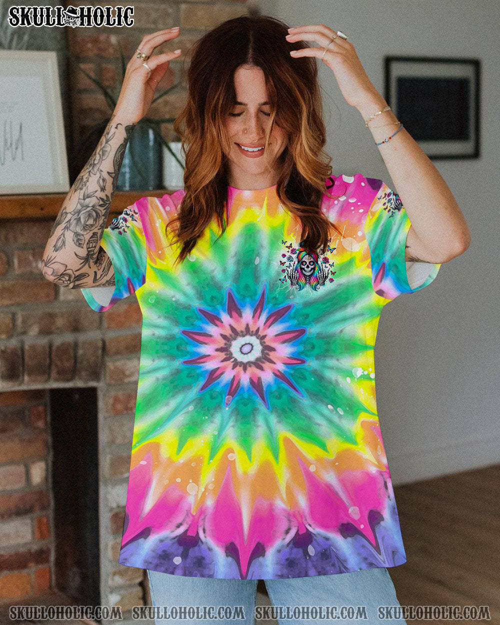 BLISSCORNERS SORRY SWEETIE SKULL LADY ALL OVER PRINT