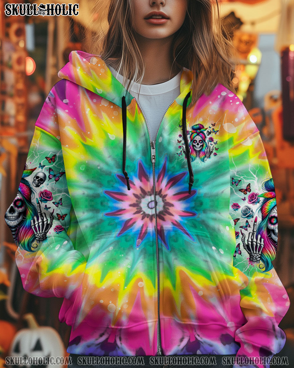 BLISSCORNERS SORRY SWEETIE SKULL LADY ALL OVER PRINT