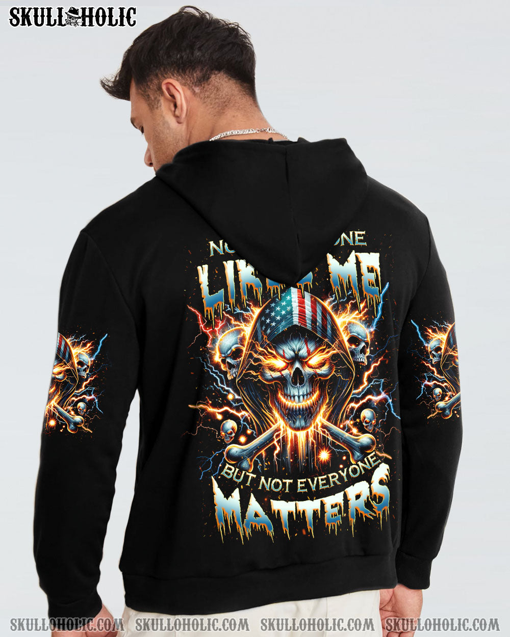 BLISSCORNERS NOT EVERYONE LIKES ME MADLY SKULL ALL OVER PRINT