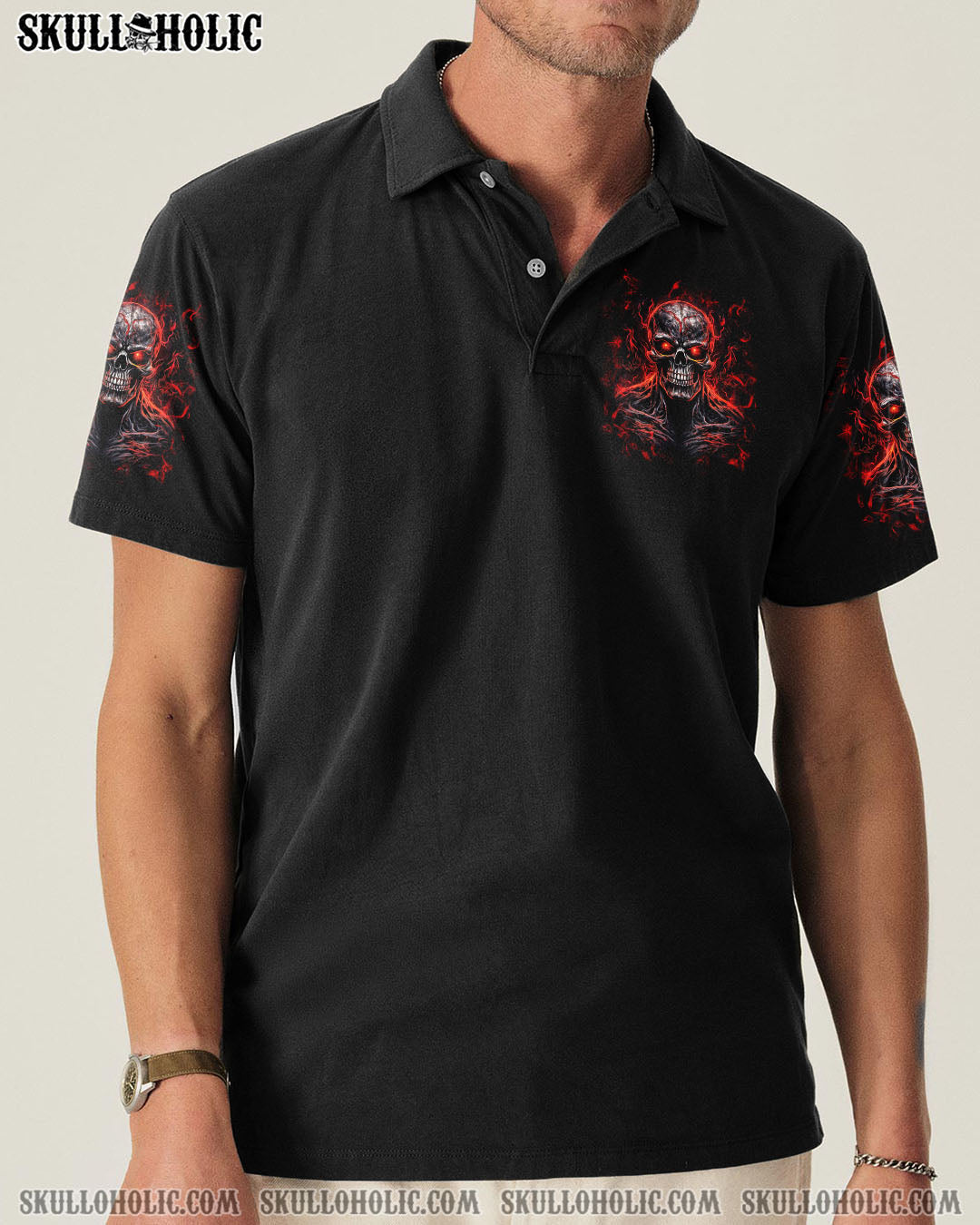 BLISSCORNERS HELL WAS FULL SO I CAME BACK SKULL ALL OVER PRINT