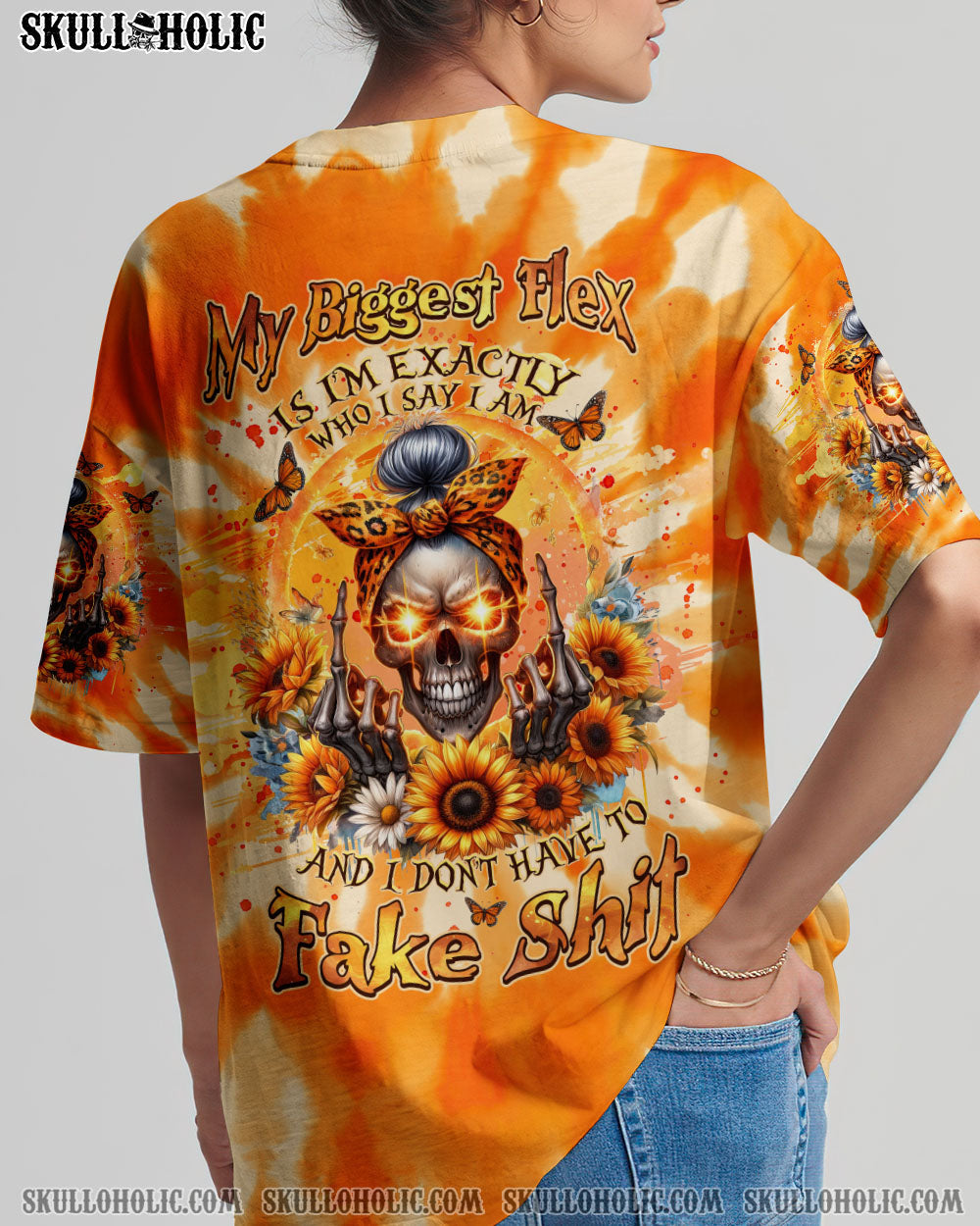BLISSCORNERS KARMA FAIRY MESSY BUN ALL OVER PRINT