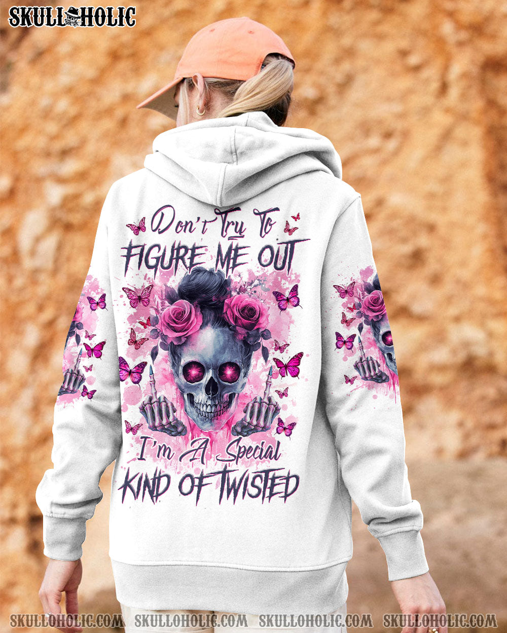 BLISSCORNERS (HOT DEAL) FRESH OUT OF FCKS MESSY BUN TIE DYE 2D