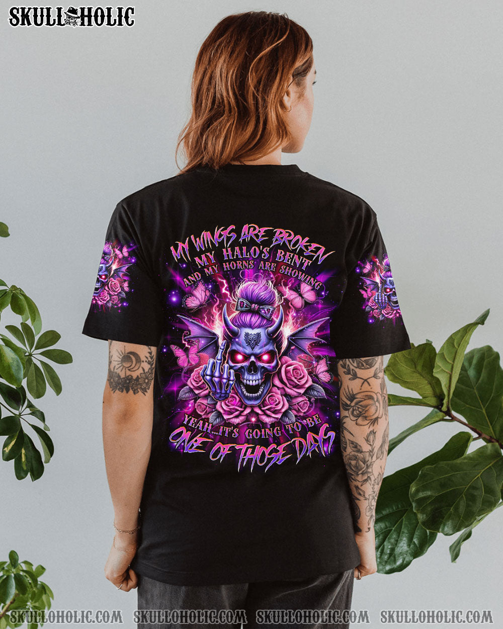 BLISSCORNERS I AM THE STORM MESSY BUN ALL OVER PRINT
