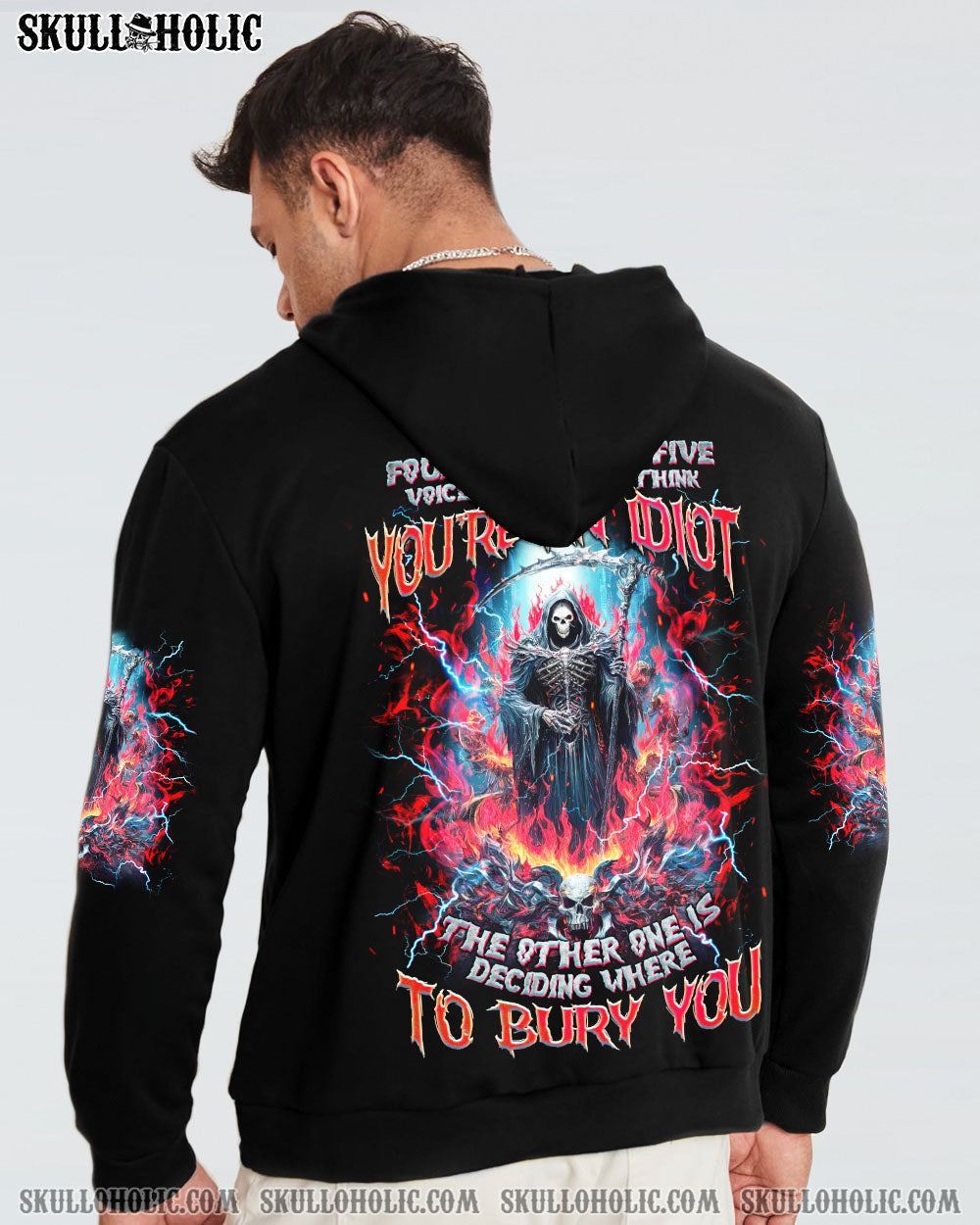 BLISSCORNERS BURY YOU SKULL REAPER ALL OVER PRINT