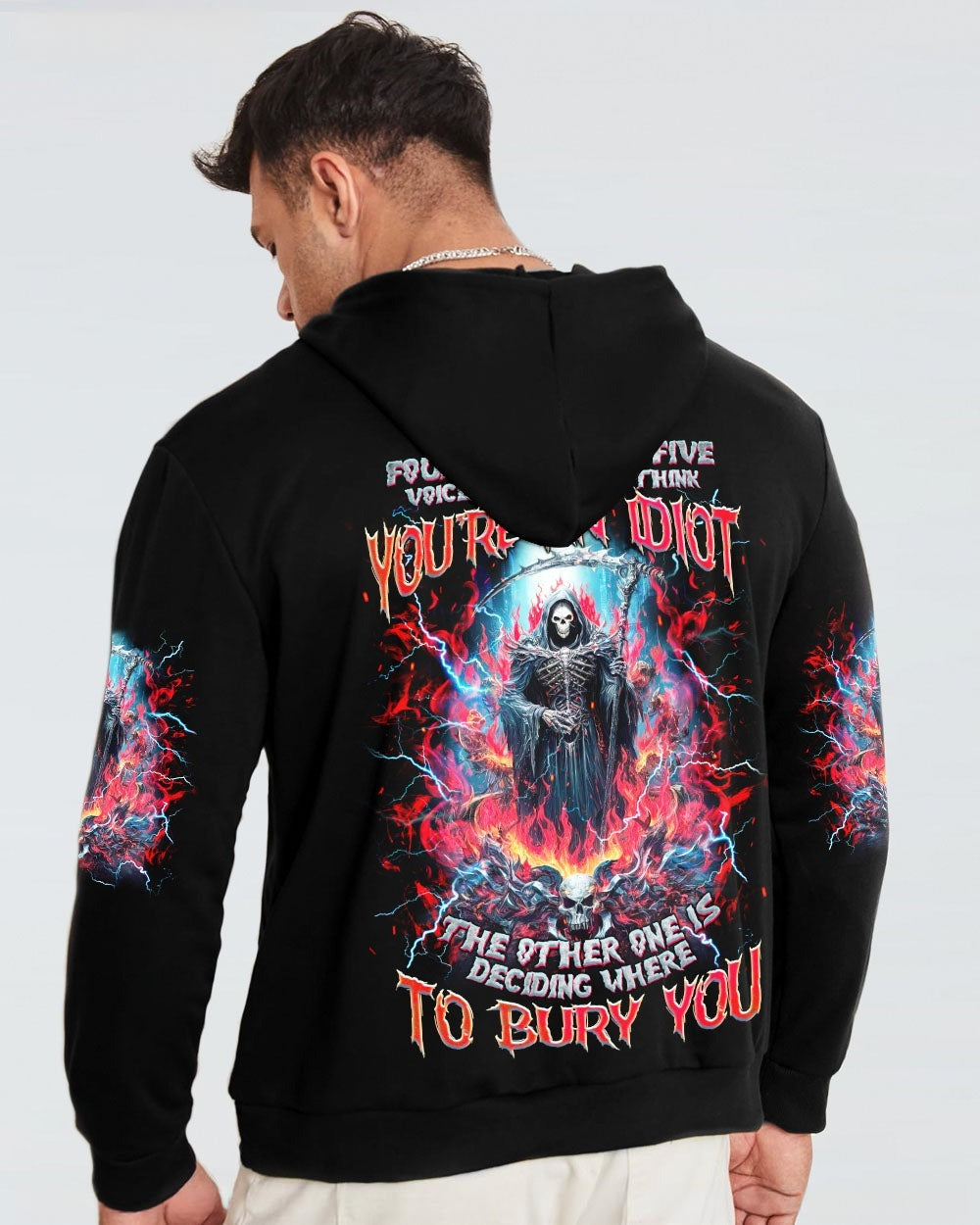 BLISSCORNERS BURY YOU SKULL REAPER ALL OVER PRINT