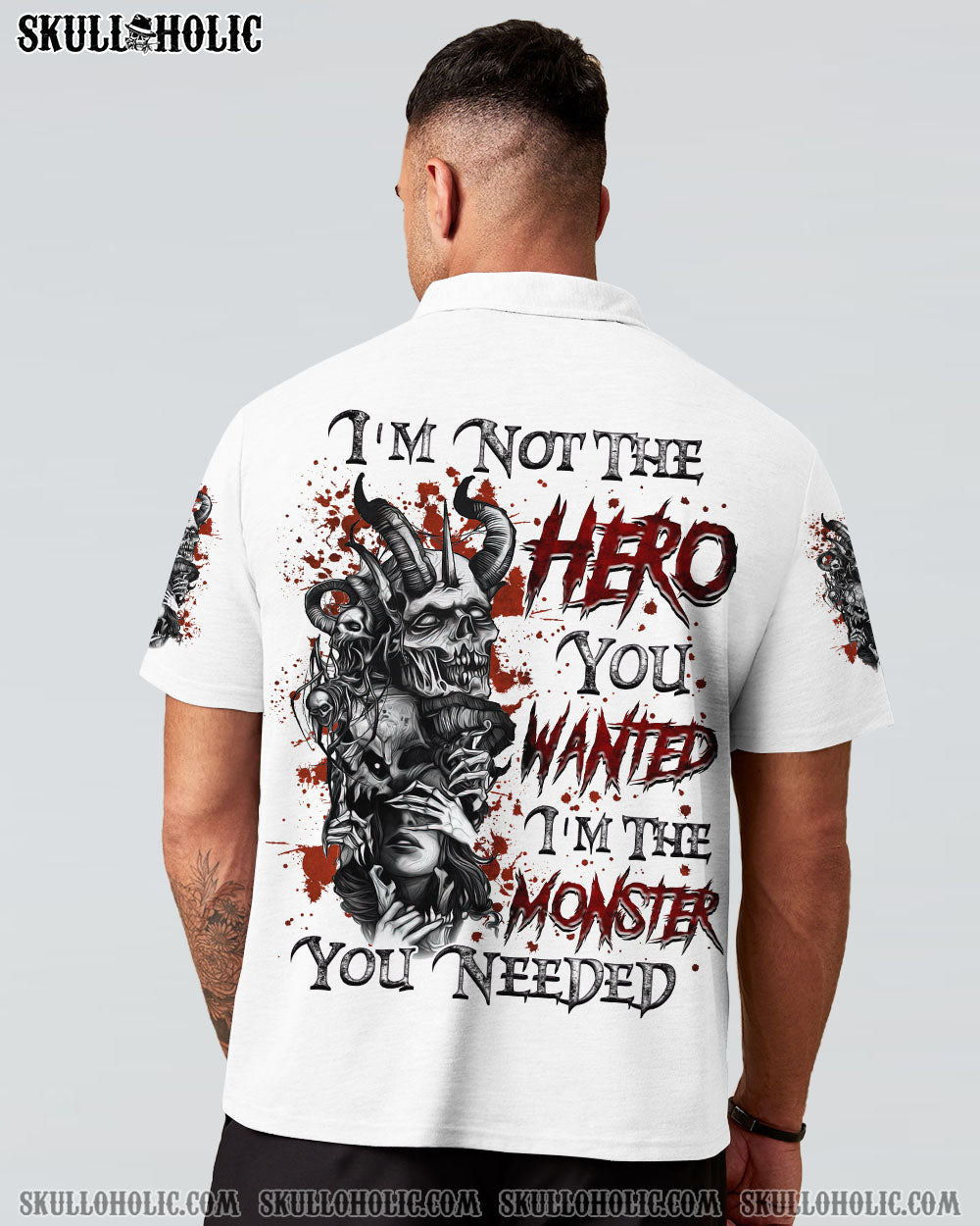 BLISSCORNERS I'M NOT THE HERO YOU WANTED ALL OVER PRINT