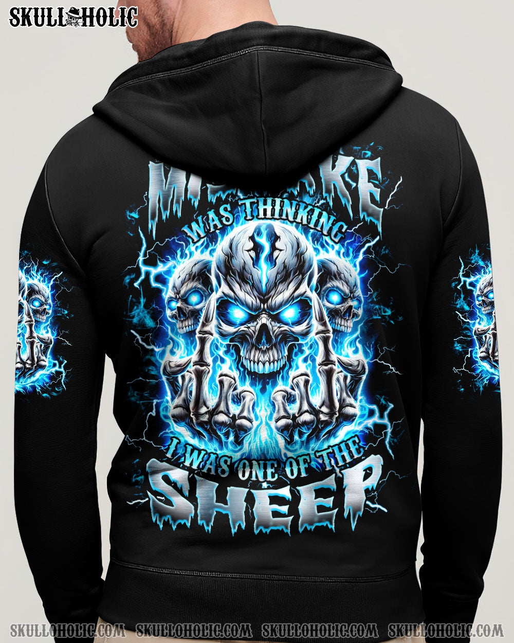BLISSCORNERS YOUR FIRST MISTAKE MADLY FIRE SKULL ALL OVER PRINT
