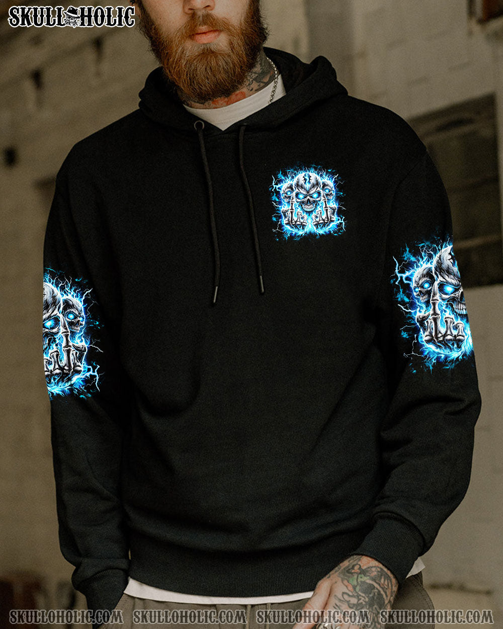 BLISSCORNERS YOUR FIRST MISTAKE MADLY FIRE SKULL ALL OVER PRINT