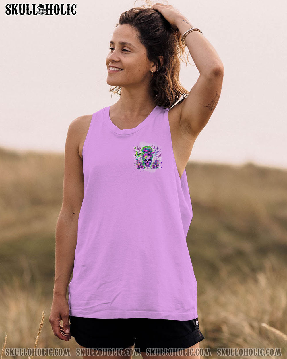 BLISSCORNERS CHAOS COORDINATOR MESSY BUN ALL OVER PRINT